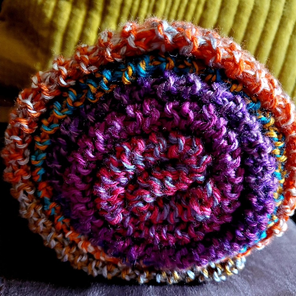 Mandala Knit Scarf by Carla #knitbycarla - Picture 2 of 4